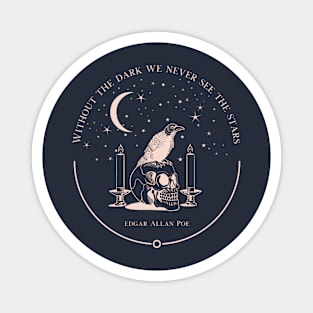 Edgar Allan Poe Darkness Magnet